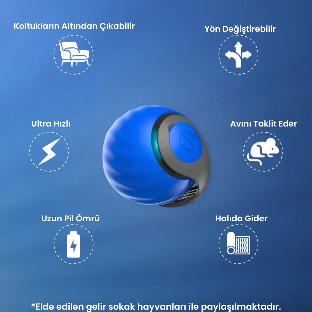 Glory Ball-2.0 Akıllı Kedi Topu