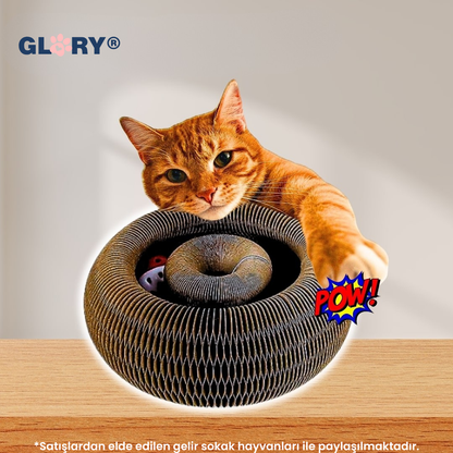 Glory Akordiyon Tırmalama Oyuncağı & Yatağı