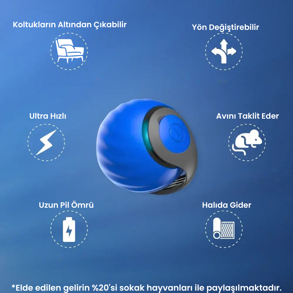 Glory Ball-2.0 Akıllı Kedi Topu