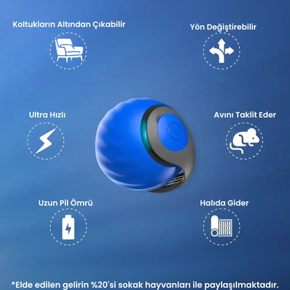 Glory Ball-2.0 Akıllı Kedi Topu