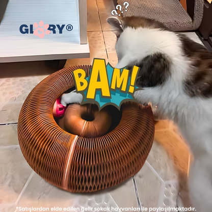 Glory Akordiyon Tırmalama Oyuncağı & Yatağı